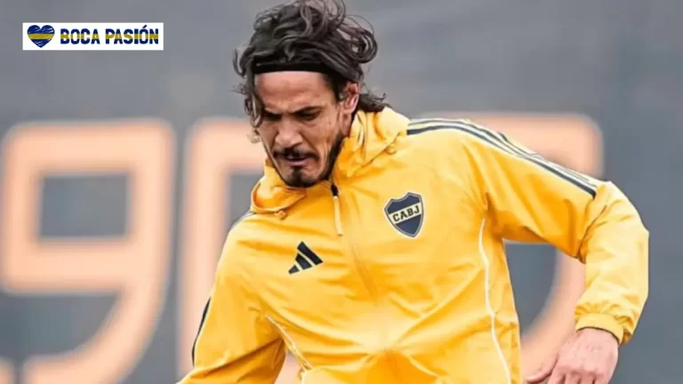 ¿Titular ante Cruzeiro? Cavani está listo para volver en Boca